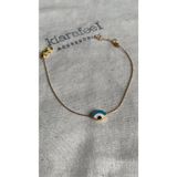 kiarastore Kadın Mavi Göz Figürlü Tasarım Halhal