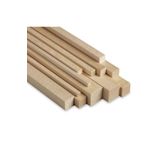 kibavmshop 5x5mm 100cm Maket Için Balsa Kare Çıta 10 Adet
