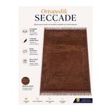Kıblehane Ortopedik Seccade Hafızalı Visco Süngerli Kadife Kumaş Tesbih Cepli 80x120