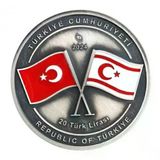 Kıbrıs Barış Harekatı'nın 50.Yıl Dönümü Gümüş Sikke Coin