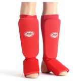 Kick Boks ve Muay Thai Ayak Kaval Koruyucu - XL - Kırmızı
