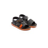Kick Çocuk Sandalet Siyah-Turuncu 28/38