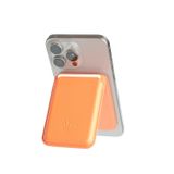 Kickstand Standlı Turuncu Magnetik Yapıştırmalı Mıknatıslı Kartlık