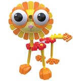 Kid K'Nex 85613 Bina Seti-21 Parça Yaş 3+ Okul Öncesi Eğitici Oyuncak K'NEX Safari Mates İnşaat Seti 21 Parça Yaş 3+ Eğitici Oyuncaklar Okul Öncesi, Çok Renkli
