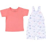 Kidaxi Desenli Bebek Takımı - Pembe - 6 - 9 Ay