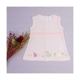 Kidaxi Kız Bebek Summer Picnic Elbise 3-12 Ay Somon - 3-6 Ay