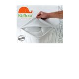 Kidboo Microfiber Kumaş Yüzey Sıvı Su Geçirmez Köşe Lastikli Bebek Yatak Koruyucu Alezi (ebat: 70*140 Cm)