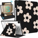 Kidcube Samsung Galaxy Tab için A9 Plus Kılıf 11 İnç Kadınlar Kızlar için Kalem Tutuculu Sevimli Folyo Kapak Girly Çiçek Desenli Döner Stand Tab A9+ Plus Tablet Kılıfı SM-X210/X216/X218 için