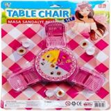 Kiddico Toys 12'li Sürtmeli Sevimli Masa Sandalye Set