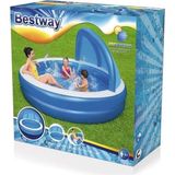 Kiddico Toys Bestway Güneşlikli Şişme Havuz 241*241*140 - Çok Renkli - 1+ Yaş