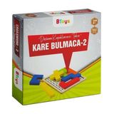 Kiddico Toys Kare Bulmaca 2 - Ahşap Zeka ve Strateji Oyunu