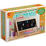 Kiddico Toys Masaüstü Manyetik Çift Taraflı Ahşap Yazı Tahtası