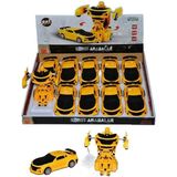 Kiddico Toys Robota Dönüşebilen Çekbırak Araba (1 Adet)