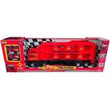 Kiddico Toys Yarış Pistli Mcqueen Tır