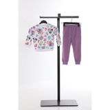 Kiddy Bo Mickey Baskılı Kız Çocuk Bisiklet Yaka Sweat Eşofman Takımı - 7 - 8 Yaş - 001-Beyaz