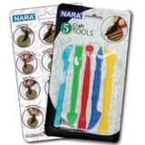Kiddy Clay 5'li Set Plastik Ebeşuar Modelaj