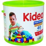 Kidea Ahşap Blok 40 Parça