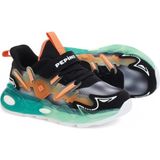 Kidessa 2130-1977 Pepino Anatomik Tabanlı Ultra Hafif Çocuk Unisex Günlük Işıklı Spor Ayakkabı - NKT02130-SIYAH-TURUNCU-26 - Siyah - Turuncu