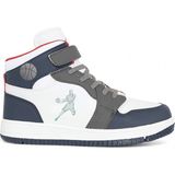 Kidessa NKT01517 1517 Beyaz - Lacivert Anatomik Taban Çocuk ve Genç Boğazlı Sneakers Ayakkabı