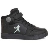 Kidessa NKT01517-Siyah Anatomik Taban Unisex Çocuk Boğazlı Sneakers Ayakkabı