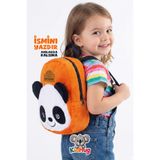 KidHug Pandalı Çocuk Çantası İsimli | İSİM YAZDIR | Kız Çocuk & Erkek Çocuk Sırt Çantası Yumuşacık Kumaş
