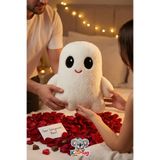 KidHug Snoozy Hayalet Yastık – 40 cm Premium Peluş Uyku Arkadaşı | Yumuşacık, Sevgiliye Hediye, Yıkanabilir