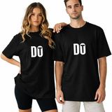 Kidilia Do It Görselli Unisex Bisiklet Yaka Tasarım Tshirt - Beden: Srenk: Siyah
