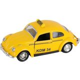 Kidmar Oyuncak FY6268-12D Displayda Metal Çek Bırak Taksi(Belirtilen Fiat, Tekli Satış Için Adet Fiyatıdır.)