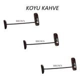 Kidmix Çelik Halatlı Pvc-Pencere Çocuk Emniyet Kilidi ( Koyu kahve ) 100 Adet. - Koyu Kahverengi