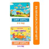Kidonova Minik Dahiler: Cırt Cırtlı Etkinlik Kitabım 2'li Set (1-3 Yaş, 2-4 Yaş)