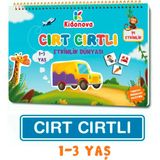 Kidonova Minik Dahiler: Konuşmayı ve Dikkati Geliştiren Cırt Cırtlı Etkinlik Kitabım 1-3 Yaş - Montessori Uyumlu, Okul Öncesi Eğitim, Eğitici Oyuncak