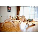Kidoppo Montessori Tırmanma Seti Ahşap Desenli - 2-4 Yaş için Eğitici ve El Yapımı Oyuncak