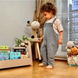 Kidoppo Pikler Montessori Kitaplık Orta Boy Çocuk Odası İçin Ayaklı Kitaplık