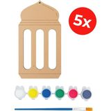 Kidose Çocuk Kandil Boyama Seti | Ramazan Temalı Eğitici Aktivite - Çok Renkli