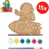 Kidose Eğitici Uzay Maket Kiti – Astronot & Roket Tasarım Aktivitesi - Çok Renkli