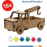 Kidose Vinçli Çekici Stem Aktivite Seti | Kendin Yap Oyuncak - Çok Renkli