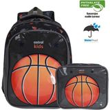 Kids 2’li Ilkokul Çanta Seti – 2 Gözlü, Beslenme Çantalı, Basketbol Temalı