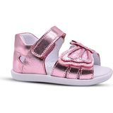 Kids A More Glow Kız Bebek Kelebek Figürü ve Pul Sim Detaylı Pembe Renk Arka Kapalı Sandalet
