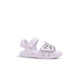 kids A more Glow Kız Çocuk Kelebek Figürü Ve Pul Sim Detaylı Beyaz Renk Sandalet