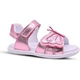 kids A more Glow Kız Çocuk Kelebek Figürü Ve Pul Sim Detaylı Pembe Renk Sandalet