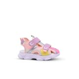 Kids A More Jena Çift Cırtlı Hakiki Deri Detaylı Kız Spor Sandalet Pembe