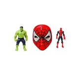 Kids Avengers Işıklı Örümcek Adam Işıklı Hulk Ve Işıklı Örümcek Adam Maske Oyuncak Seti