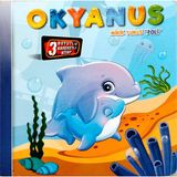 Kids Babies 3 Boyutlu Hareketli Kitap, Okyanus Minik Yunus Doli Hareketli Pop-Up Kitap