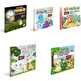 Kids Babies 3 Boyutlu Hareketli Kitaplar 5'li Set Kolektif Yazarlı 0 - 2 Yaş Eğitici Pop-Up Kitaplar