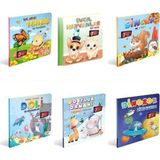 Kids Babies 3 Boyutlu Hareketli Kitaplar 6'lı Set Kolektif Yazarlı 0 - 2 Yaş Eğitici Pop-Up Kitaplar