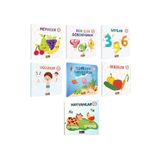 Kids Babies Ilk Kitaplarım Türkçe / Ingilizce Temel Kelimeler 7'li Set 15*15 cm