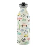 Kids Bottle Adventure Friends Paslanmaz Çelik Çocuk Su Matarası 500 Ml Renkli