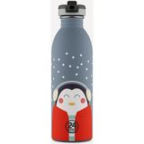 Kids Bottle Happy Penguin Paslanmaz Çelik Çocuk Su Matarası 500 ml - Renkli