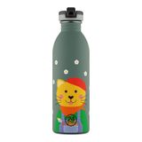 Kids Bottle Smart Cat Paslanmaz Çelik Çocuk Su Matarası 500 ml - Renkli