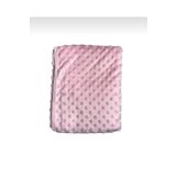 Kids Buude Pembe Tek Kat Nohut Kumaş Bebek Kundak Battaniye 90x110